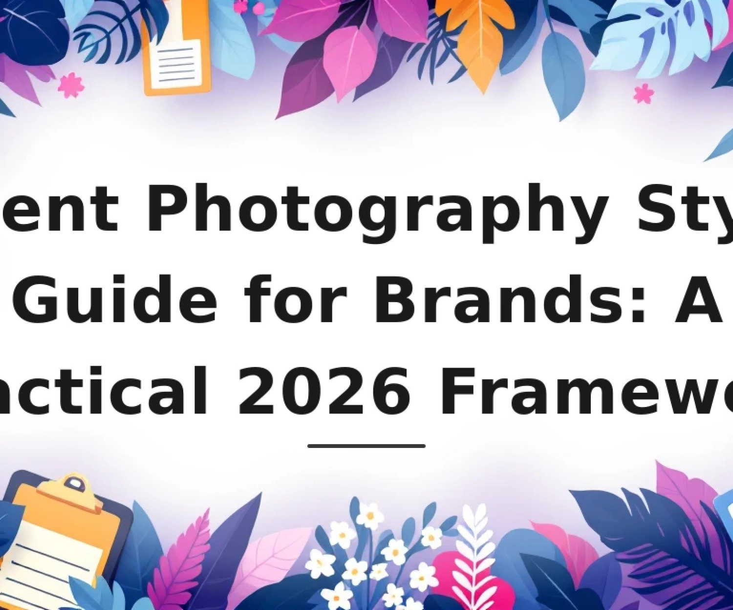 Featured image for: Event Photography Style Guide for Brands: A Practical 2026 Framework