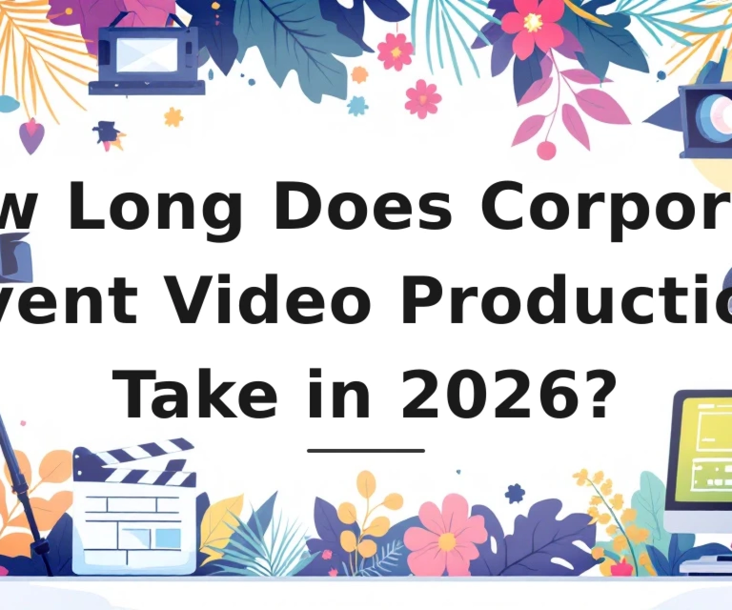 Featured image for: How Long Does Corporate Event Video Production Take in 2026?