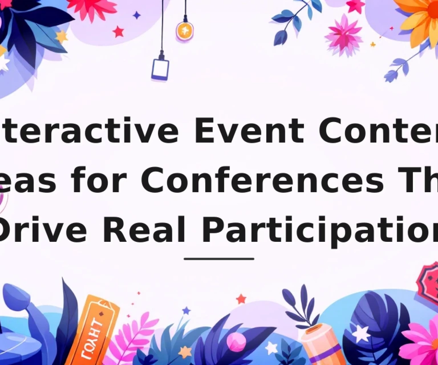 Featured image for: Interactive Event Content Ideas for Conferences That Drive Real Participation
