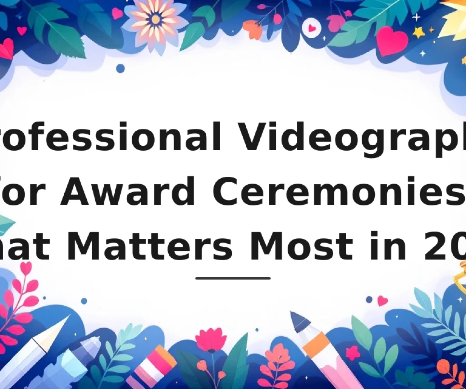 Featured image for: Professional Videography for Award Ceremonies: What Matters Most in 2026