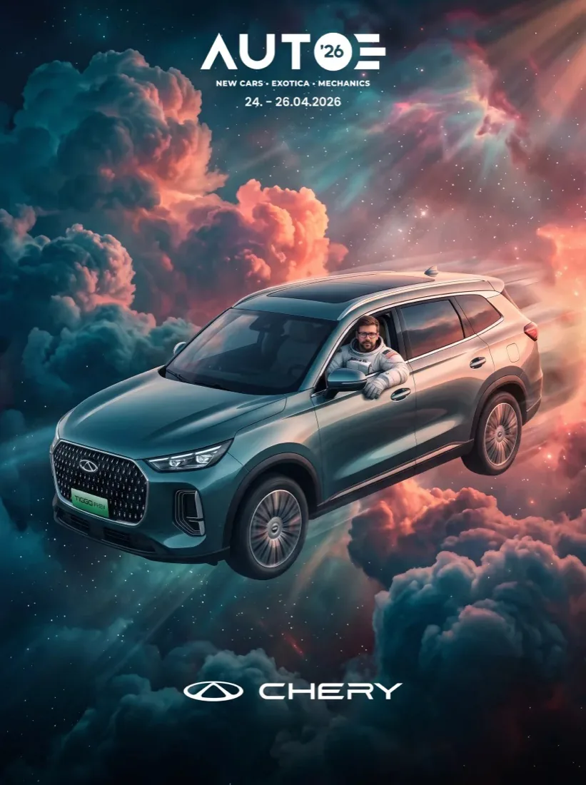 Custom AI branding Switzerland – car flying through space for a brand activation